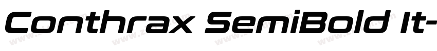 Conthrax SemiBold It字体转换 Conthrax SemiBold It字体转换